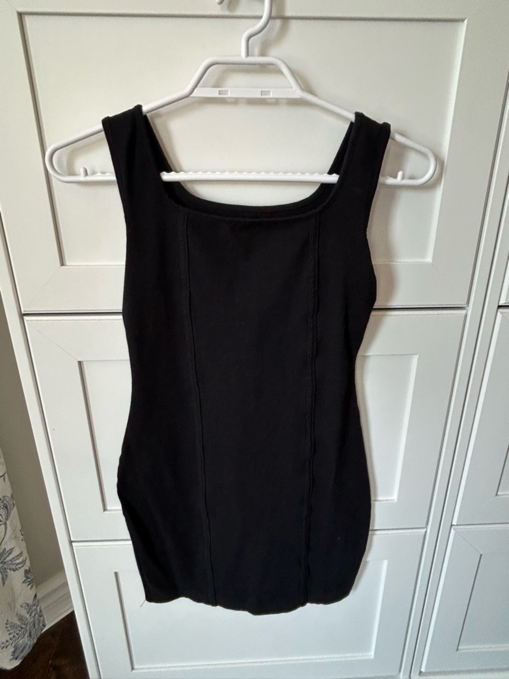 Wild Fable Black Bodycon Ribbed Tank Midi Dress - Picture 5 of 6